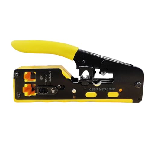 Professionelles Ethernet Crimp Tool Effizientes CAT5/6/7 Netzwerk Crimping Tool Zum Schneiden Und Streifen Von Kabeln von PLCPDM