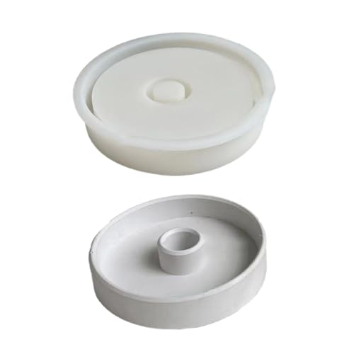 Silikon-Kerzenhalter-Form, handgefertigt, groß, klein, rund, für Tee, Wachs, Becher für Segenszeremonie von PLCPDM