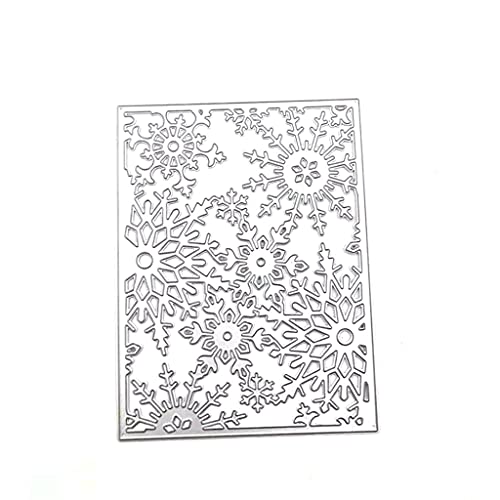 Stanzschablonen mit Weihnachtsschneeflocken-Hintergrund, Karbonstahl, für Scrapbooking, Prägeschablonen Stanzschablonen mit Weihnachtsschneeflocken-Hintergrund, Karbonstahl, für Scrapbooking, Prägeschablonen von PLCPDM