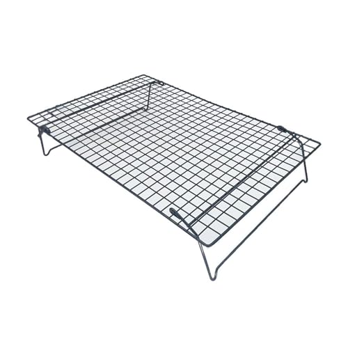 Stapelbares Kühlgitter für Kekse, Brot, Kuchen, antihaftbeschichtet, Backblech, Grill, Kekse, Halter, praktisches Küchenutensil von PLCPDM