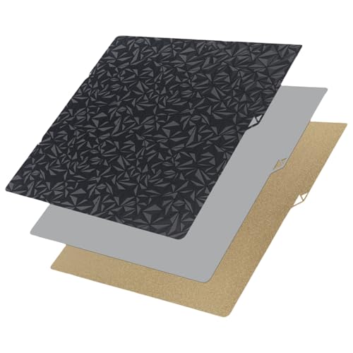 Strukturierte Bauplatte, 264 x 276 mm, Federstahl, flexibles Bett für S1C-Druck, Klebstoff, Zubehör, doppelseitige PEI-Bauplatte von PLCPDM
