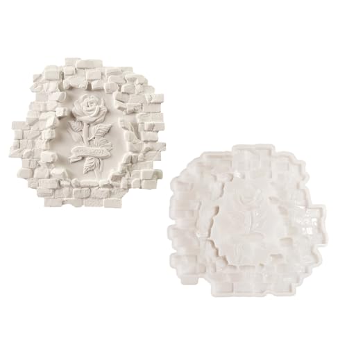 Wiederverwendbare Silikonform für Harze, Epoxidharze, Dekorationen und kreative Häuser, Kunst, Ornament, Handwerk, handgefertigte Rosen-Wanddekorationen Wiederverwendbare Silikonform für Harze, Epoxidharze, Dekorationen und kreative Häuser, Kunst, Ornament, Handwerk, handgefertigte Rosen-Wanddekorationen von PLCPDM