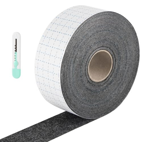 PLCatis Filz Selbstklebend 12Meter Lang Filzband Selbstklebend 5cm Breit Leicht Zuschneidbar Filzrolle Filzgleiter Rolle Möbel können leicht Verschoben Werden Ausgezeichnete Klebekraft 1 Rolle PLCatis Filz Selbstklebend 12Meter Lang Filzband Selbstklebend 5cm Breit Leicht Zuschneidbar Filzrolle Filzgleiter Rolle Möbel können leicht Verschoben Werden Ausgezeichnete Klebekraft 1 Rolle von PLCatis