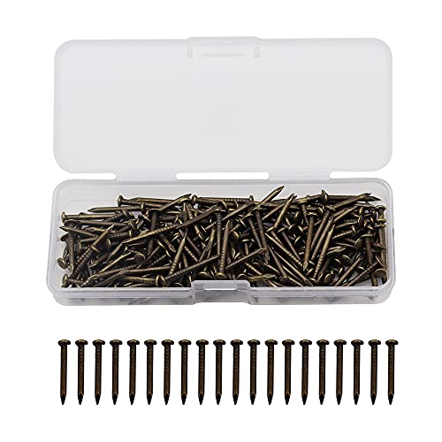 PLCatis RundeKopf Hölzerne Nägel 200 Stück Rundkopfstifte Nägel 1,5 * 16MM Harpunennägel Nägel Bronze Rundkopf stahlnägel für DIY Handarbeit mit Aufbewahrungsbox PLCatis RundeKopf Hölzerne Nägel 200 Stück Rundkopfstifte Nägel 1,5 * 16MM Harpunennägel Nägel Bronze Rundkopf stahlnägel für DIY Handarbeit mit Aufbewahrungsbox von PLCatis