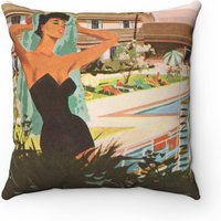 Mid Century Modern Resort Kissenbezug Retro Poolside Design Mid Century Modern Resort Kissenbezug Retro Poolside Design von PLEBOindustries