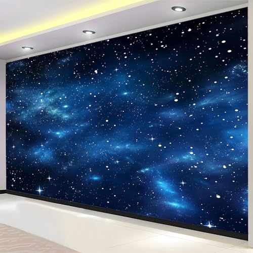 Blau Tapeten Sternenhimmel Sterne Fototapete 140 x 200 cm Modern Effekt Wandbild Poster Dekoration für Wohnzimmer Schlafzimmer Flur Vlies Tapete Wandtapete Blau Tapeten Sternenhimmel Sterne Fototapete 140 x 200 cm Modern Effekt Wandbild Poster Dekoration für Wohnzimmer Schlafzimmer Flur Vlies Tapete Wandtapete von PLEETS