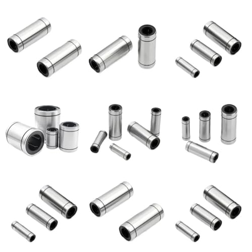 4PCS Linear Motion Bearings LM6LUU LM8LUU LM10LUU LM12LUU LM13LUU LM16LUU LM20LUU ABEC-7 Long Type Linear Bearings(LM10LUU 10x19x55mm) von PLEFZUSLS