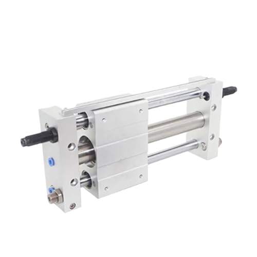 Air Cylinder RMTL Series 16mm Bore RMTL16 Rodless Magnetic Cylinder With Exactitude Guide Pneumatic Cylinder Double Acting(RMTL16X200,Two adjustable nuts) von PLEFZUSLS