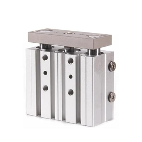 Air Cylinder TC TCM Series 10mm Bore TCM10 Tri-rod Cylinder Pneumatic Cylinder Bronze Bearing With Magnet Double Acting Type(TCM10X30S) von PLEFZUSLS