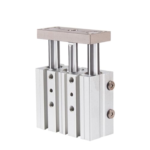 Air Cylinder TC TCM Series 6mm Bore TCM6 Tri-rod Cylinder Pneumatic Cylinder Bronze Bearing With Magnet Double Acting Type(TCM6X10S) von PLEFZUSLS
