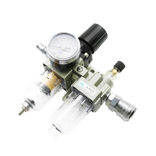 Air Pump Compressor Oil Filter Regulator Trap Pneumatic Water Separator Pressure Manual Drainage Supply AC2010-02 Type(AC2010-02 w SMPM20) von PLEFZUSLS