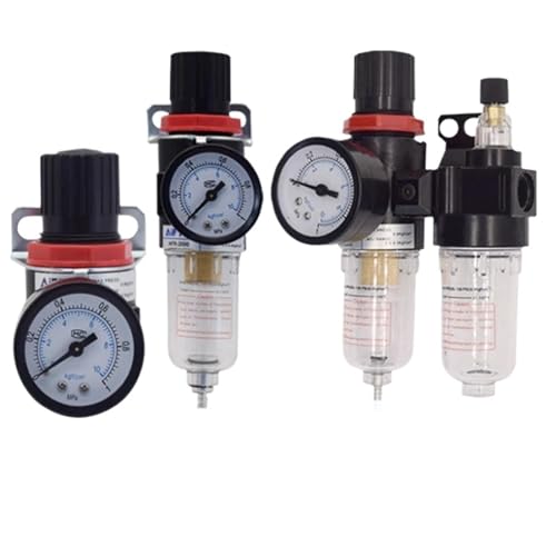 Air Source Processor AFR+AL Duplex AFC2000 Air Pressure Regulating Valve +Fittings 8mm-02 Oil Water Separation Filter Thread1/4"(AR-2000 4MM) von PLEFZUSLS