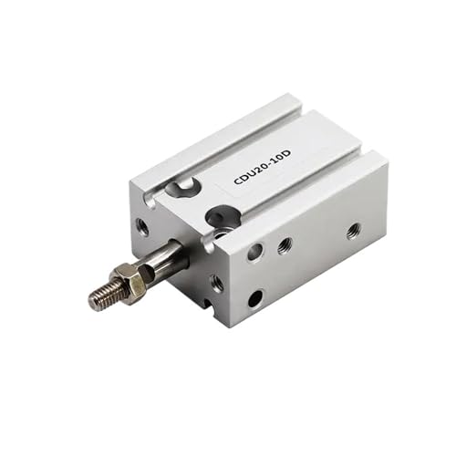 CDU20 25 Small Pneumatic Cylinder Free Installation Aluminum Square Air Cylinders 10DX20DX25DX30DX40DX50D(CDU20X25D) von PLEFZUSLS