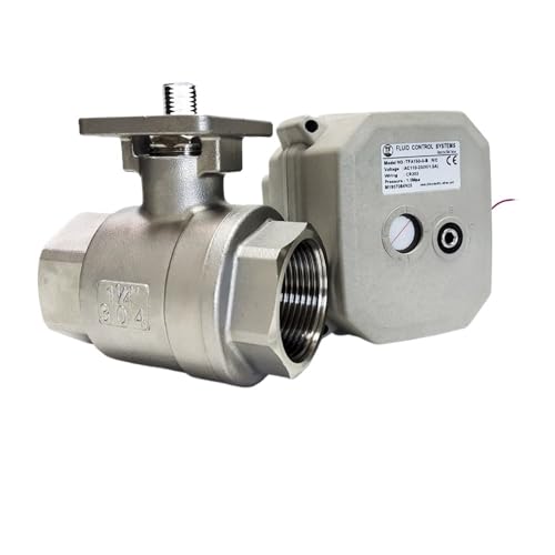 DN32 Stainless Steel Electric Actuated Ball Valve with TFA150 Actuator available DC12V, AC/DC24V for Valves ISO5211 F03,F05 face(NPT THREAD_DC12V_CR303) von PLEFZUSLS