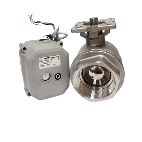 DN50 Electric Shut off Ball Valve 2" Automate Valve Power Fail Return with Position Signal Feedback SS304/316 for water oil gas(NPT THREAD_DC12V_CR702) von PLEFZUSLS