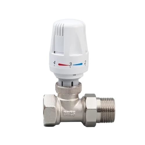 Floor heating manifold temperature control series DN15/DN20/DN25/DN32 automatic thermostat with three-way ball valve M30*1.5(DN20,Style-B) von PLEFZUSLS