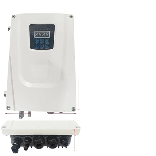 Hybrid 1.8HP Solarpumpe DC/AC Solar-Schwimmbadpumpen Max. Durchfluss 31000 l/h Hub 19 m Solar-Oberflächenpumpe for Schwimmbadfilter(72V 31-19) von PLEFZUSLS