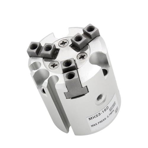 MHS3-16D MHS3-20D 25D 32D MHS3-40D 50D 63D 80D 100D 125D Parallel Style Air Gripper 3 Finger Double Action Rotating Cylinder(MHS3-20D) von PLEFZUSLS