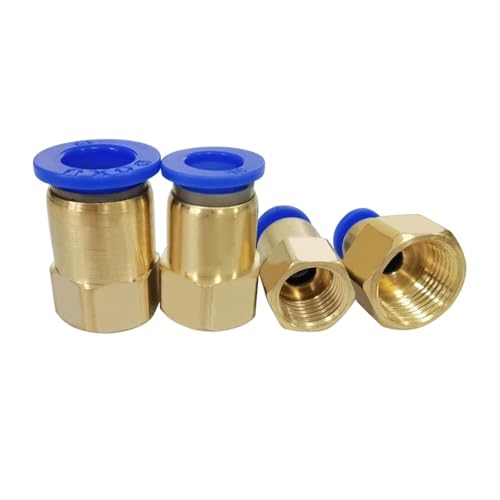 Pneumatic Components10pcs/lot BSPT PCF6-01 PCF6-02 PCF8-02 Pneumatic Connectors Female Straight One-Touch Quick Release Fitting(PCF8-03) von PLEFZUSLS