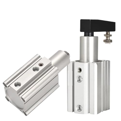 Rotary Cylinder MKB40X10/20/30mm Small Pneumatic 90 Degree Rotation Clamping Rotating Downward Pressure Angle Cylinder(MKB40X10L) von PLEFZUSLS