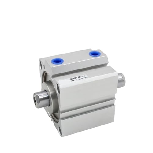 SDAD serie Doppel stange Kompakte Zylinder bohrung 20mm hub 5~100mm SDAD20x25 SDAD20X15-B SDAD20X35-S SDAD20X20-SB(SDAD20X45) von PLEFZUSLS