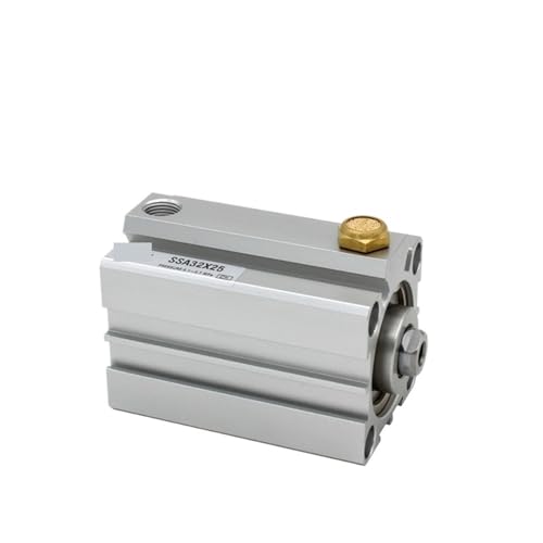 SSA-Serie einfachwirkend - Druckzylinder Kompakter Zylinder, Bohrung 16, Hub 5~50 mm SSA16X10-SB SSA16X30-B SSA16X20(SSA16X25) von PLEFZUSLS
