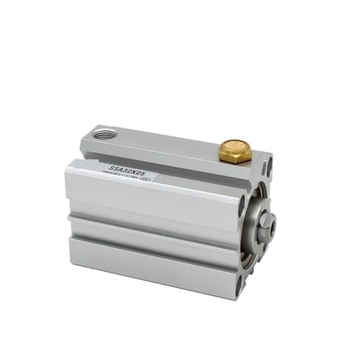 SSA-Serie einfachwirkend - Druckzylinder Kompakter Zylinder, Bohrung 20 Hub 5~50 mm SSA20X10-SB SSA20X40-B SSA20X20(SSA20X35) von PLEFZUSLS