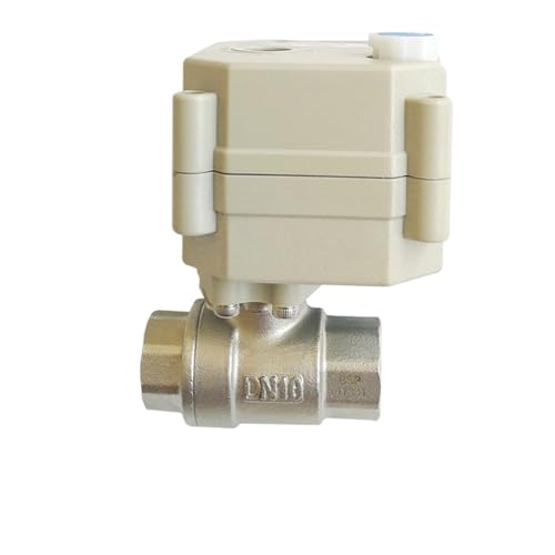 Stainless Steel 1/4" Electric Valves DC5V 12V 24V IP67 CE DN8 Motorized Water Valves 1.0Mpa Metal Gear Fast Open/Closed Valve(NPT THREAD_DC5V_CR301) von PLEFZUSLS