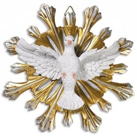 Confirmation Keepsake Gift Holy Spirit of God 7 Inch Wall Plaque Trinity Dove Statue von PLESIU