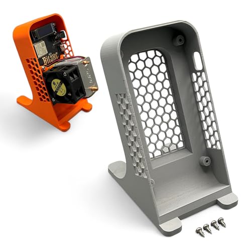 Gehäuse passend für Bitaxe Bitcoin Miner Ultra Supra Gamma Ständer BTC Miner (Grau) von PLEXONE