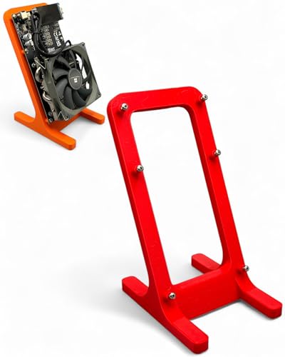 PLEXONE Ständer und Halterung für NerdQaxe++ ASIC Miner Stand NerdQaxe+ BTC Miner (Rot) von PLEXONE