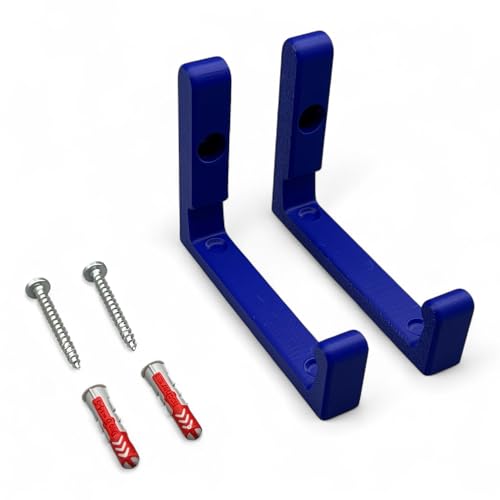 Wandhalterung passend für AVM Fritz! Repeater 6000 Halterung Wandhaken inkl. Befestigungsmaterial (Blau) von PLEXONE