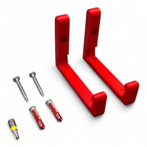 Wandhalterung passend für AVM Fritz! Repeater 6000 Halterung Wandhaken inkl. Befestigungsmaterial (Rot + Torx) von PLEXONE