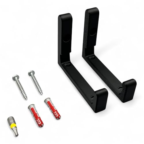 Wandhalterung passend für AVM Fritz! Repeater 6000 Halterung Wandhaken inkl. Befestigungsmaterial (Schwarz + Torx) von PLEXONE