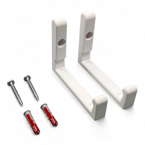 Wandhalterung passend für AVM Fritz! Repeater 6000 Halterung Wandhaken inkl. Befestigungsmaterial (Weiß) von PLEXONE