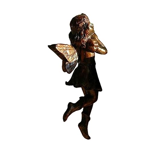 PLGEBR 2023 Neue Fee Statue Ornament Figuren Fee Micro Dark In Outdoor Ornament J0Z3 Garten Land Miniatur Glowing Blumentopf von PLGEBR