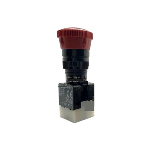 1NO1NC ADA16E6-R22-D10R, 2NO2NC ADA16E6-R22-C10R Emergency Stop Switch For Rapid Start And Stop Of Machinery Electrical Equipment(2NO2NC ADA16E6-R22-C10R) von PLGPENECTU