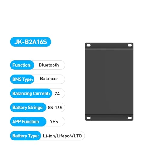 PLGPENECTU JK Smart Active Balancer B2A16S 2A 8S 16S BT APP Li-ion LiFePO4 LTO Batteries Smart BMS PLGPENECTU JK Smart Active Balancer B2A16S 2A 8S 16S BT APP Li-ion LiFePO4 LTO Batteries Smart BMS von PLGPENECTU