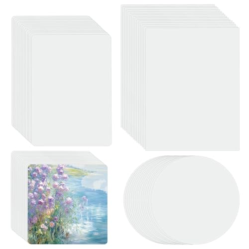 PLIGRAT 60 Blatt Aquarellpapier 4 Größen Aquarellpapier Bulk Weißes Kunstdruckpapier für Künstler Erwachsene Studenten Handwerk Öl Pastell Skizzenpapier Aquarell Malerei Papier Zeichnungszubehör PLIGRAT 60 Blatt Aquarellpapier 4 Größen Aquarellpapier Bulk Weißes Kunstdruckpapier für Künstler Erwachsene Studenten Handwerk Öl Pastell Skizzenpapier Aquarell Malerei Papier Zeichnungszubehör von PLIGREAT