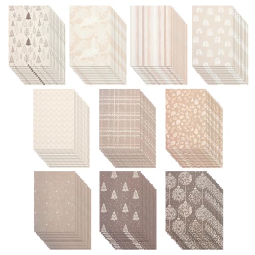 PLIGREAT 120 Blatt Strukturiertes Scrapbook Papier Im Vintage Stil Sortiertes Set 12 Stile Handgefertigtes Bastelpapier Für DIY Kunstprojekte Scrapbooking Karten Journal Verzierungen 12 * 8cm PLIGREAT 120 Blatt Strukturiertes Scrapbook Papier Im Vintage Stil Sortiertes Set 12 Stile Handgefertigtes Bastelpapier Für DIY Kunstprojekte Scrapbooking Karten Journal Verzierungen 12 * 8cm von PLIGREAT