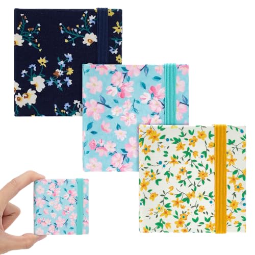 PLIGREAT 3 Stück Mini Aquarell Skizzenbuch Tagebuch 6x6cm Florales Quadratisches Stoffcover Aquarell Skizzenbuch 20 Blätter 300g Tragbares Mini Struktur Zeichenpapier PLIGREAT 3 Stück Mini Aquarell Skizzenbuch Tagebuch 6x6cm Florales Quadratisches Stoffcover Aquarell Skizzenbuch 20 Blätter 300g Tragbares Mini Struktur Zeichenpapier von PLIGREAT