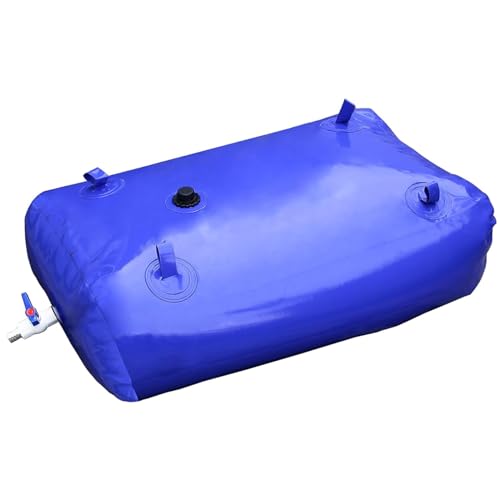 PLIKMN Wasserblase Wasserblasenspeicher Für Dürre, Feuer Und Notfallwasser, Zusammenklappbare Tragbare Wassertanks, Weiche Wassersäcke Mit Großem Fassungsvermögen(Size:1000L) von PLIKMN