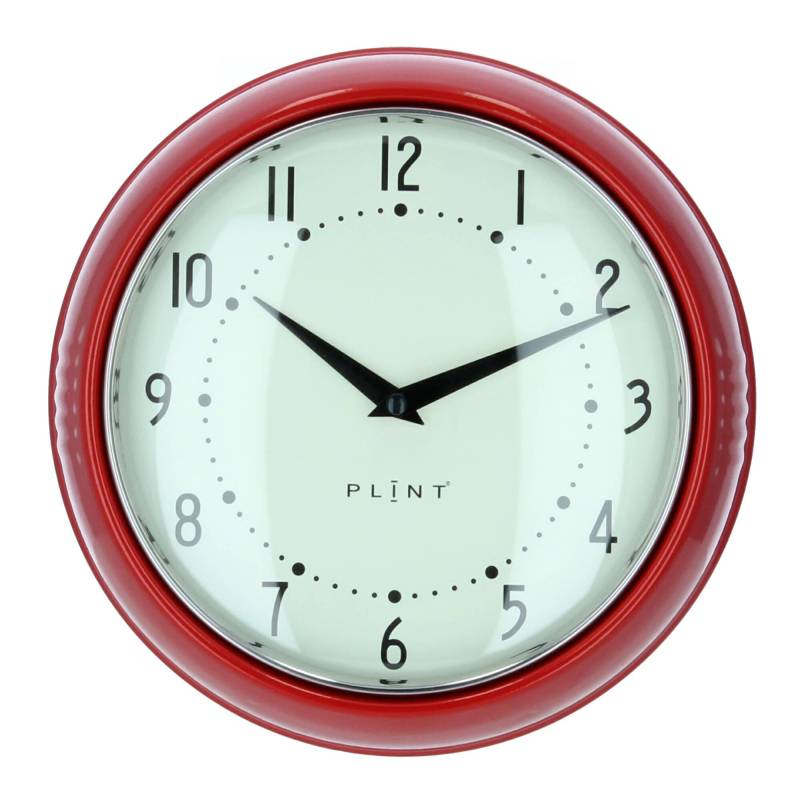 Plint Wanduhr Küchenuhr Retro red rot Plint Wanduhr Küchenuhr Retro red rot von PLINT A/S