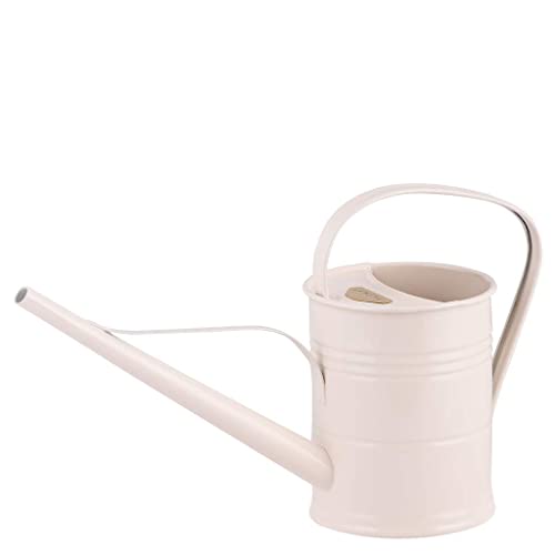 PLINT 1.5L Watering Can - Modern Style Watering Pot for Indoor and Outdoor House Plants - Coloured Galvanised Powder Coated Steel - Metal Design with Narrow Spout and High Handle -Winter White von Plint