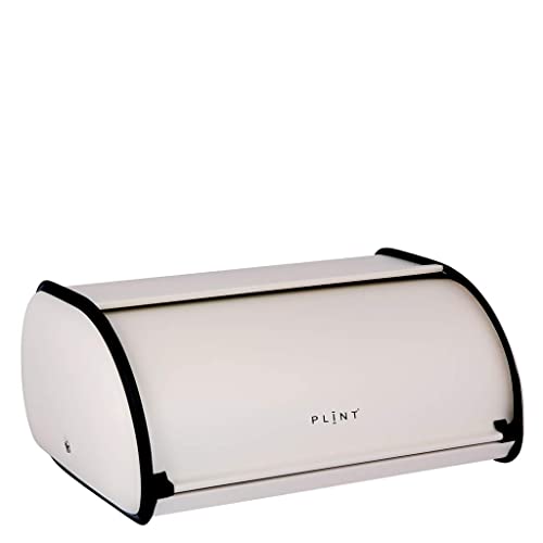 PLINT Bread Box mit Edelstahl Körper Metall Home Storage Bin For Kitchen Counter, Extra Large Bread Bin with Sliding Mitglied, Bread Box Holder with Mitglied, Bakery Storage Container, Cream Color von Plint