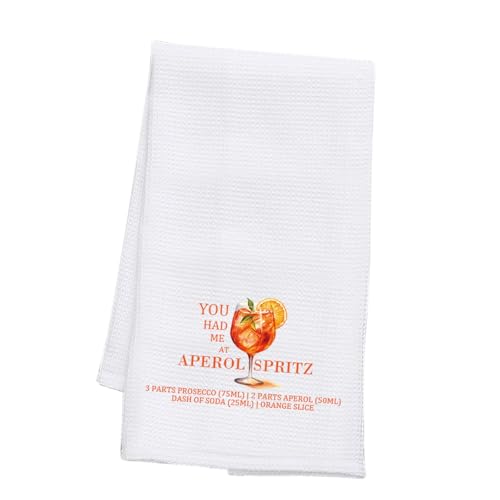 PLITI Aperol Spritz Lover Geschenk Aperol Spritz Fan Geschenk You Had Me at Aperol Spritz Küchentuch Italienisches Sommerspritz Geschenk (Aperol Spritz TWU) von PLITI