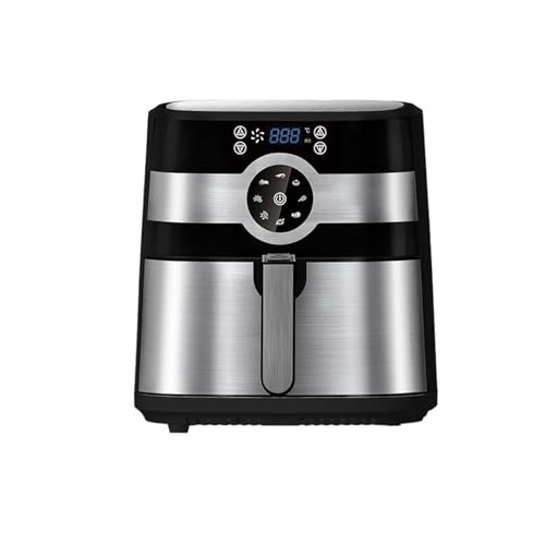 Lebensmittel- und Familienhelfer Smart Air Friteuse Ölfrei Elektro Fritteuse Große Kapazität 8L Dual Screen Multiscreen Square Air Fryer Smart Assistent Genießen Sie das Leben (Farbe: AF516, Größe: EU von PLJKIHED