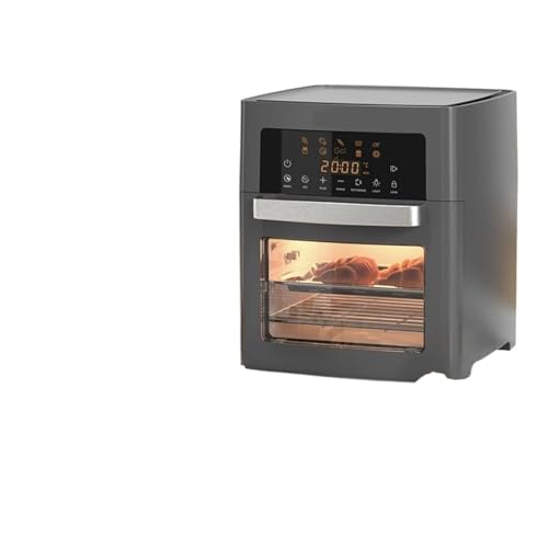 Lebensmittel- und Familienhelfer Smart Air Friteuse Ölfrei Elektro Gefrierschrank 2-in-1 Air Friteuse Backofen Haushaltsgeräte Haushaltsgeräte Große Kapazität 15L Visual Air Friteuse Smart Assistent von PLJKIHED
