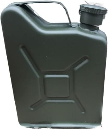 Flachmann, Flachmänner Splitter oder Arm grün oder blau Edelstahl-Kanister-Flachmann oder Ölflasche mit kostenlosem Trichter (Color : Arm Green) von PLLCVB