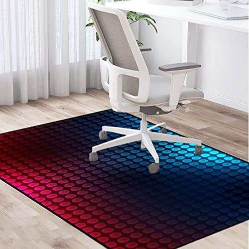PLMM Bodenschutzmatte Gaming Teppich Bodenschutzmatte Unterlage Schreibtischstuhl Bürostuhl Unterlage rutschfest Unterlage Schreibtischstuhl Mehrzweck Stuhlteppich 120×160CM von PLMM
